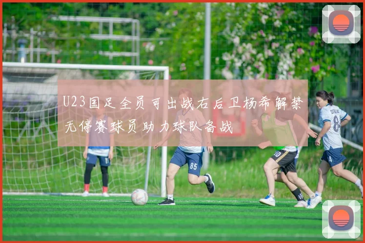 U23国足全员可出战右后卫杨希解禁无停赛球员助力球队备战